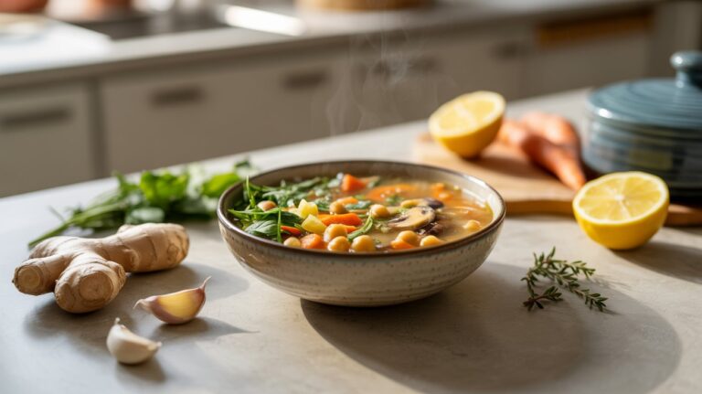 The 30-Minute Vegan Immunity Soup