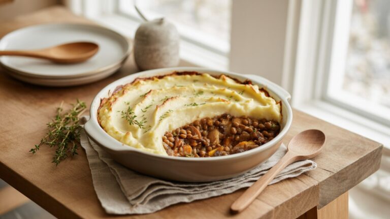 Lentil & Mushroom Shepherd’s Pie